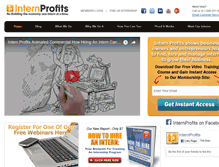 Tablet Screenshot of internprofits.com